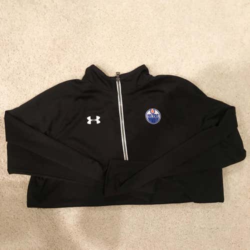 Oilers Under Armour Zip Up Jacket