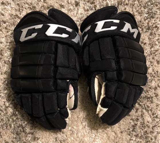 AHL Pro Stock #4 Black CCM HG97 Pro Gloves 14”