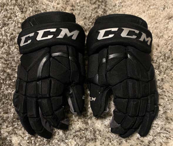 AHL Pro Stock #10 Black CCM Pro HG12 Gloves 15”