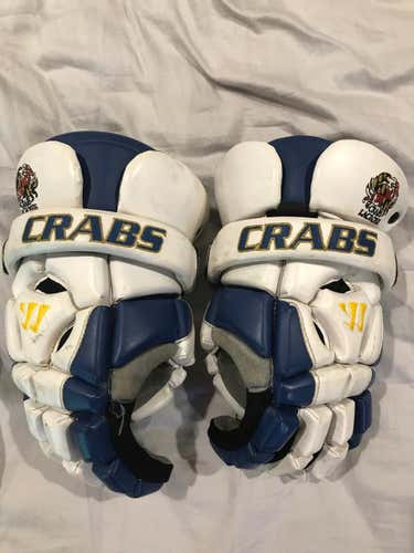 Baltimore Crabs Warrior Riot II Lacrosse Gloves