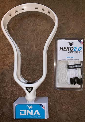 New! East Coast Dyes DNA Lacrosse Head w Hero 2.0 Complete kit! No trades -