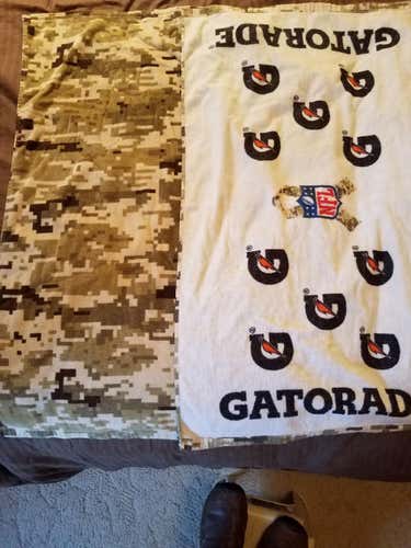 Gatorade (NFL) Military Appreciation Camo Bench Towel - NEW (BUNDLE of 3)