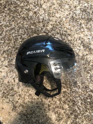 Black Bauer Re-Akt Helmet W Visor