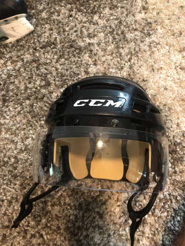 AHL Pro Stock Black CCM V08 Helmet Size Medium
