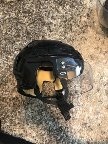 AHL Pro Stock Black CCM V08 Helmet Size Medium