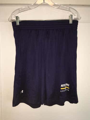 Navy Notre Dame Lacrosse Under Armour Shorts