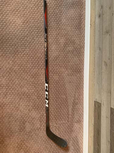 P28 Curve CCM JetSpeed Hockey Stick Lefty Toe Senior Pro Stock 57"