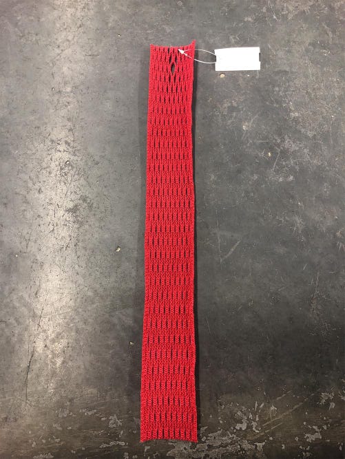 New Red Lacrosse Mesh