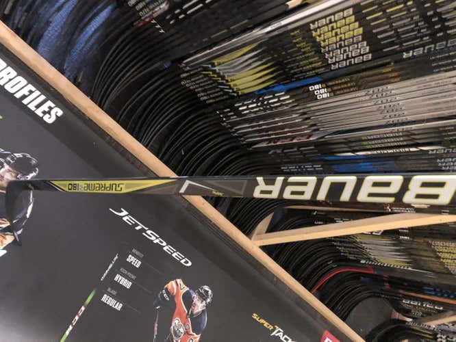 New Bauer Supreme S180 Hockey Stick Lefty Senior p28 87 flex 2017