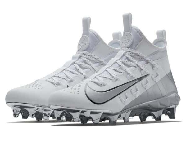 Nike Huarache 6 Elite  LE Silver Mettalic Edition Cleats SZ 9.5US
