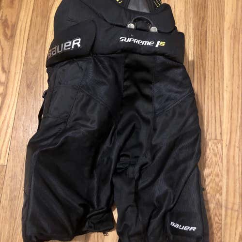 Supreme 1S Hockey Pants Senior Small Black