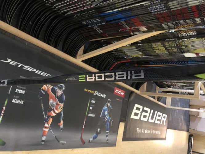 New CCM RibCor Trigger2 PMT Hockey Stick Lefty Senior p30 75 flex