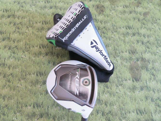 Taylormade RBZ 15* 3 Wood MITSUBISHI FUBUKI ALPHA X-STIFF + HC... #W010  *No Trades*