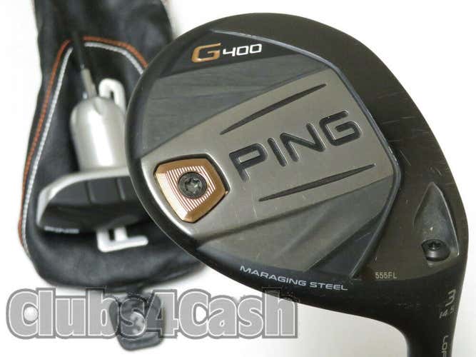 Ping G400 Fairway 14.5* 3 Wood ALTA 65 CB  Regular Flex with Cover  #35454