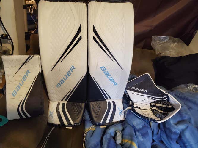Pro return Bauer 2X Goalie Full Set Regular Senior Pro Stock