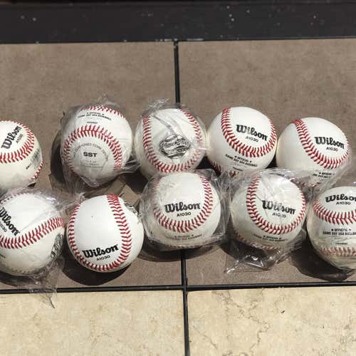 New Wilson Baseballs