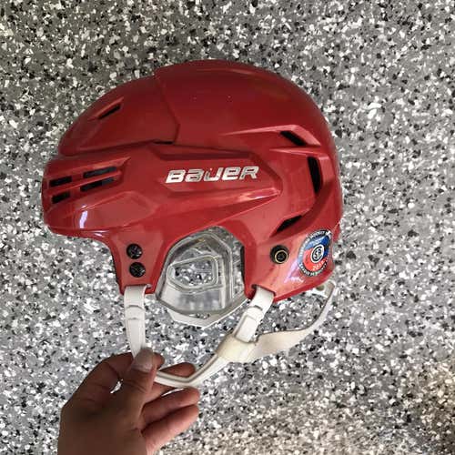 Red Bauer Re-Akt Helmet
