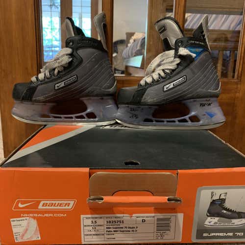 Bauer Supreme 70 Hockey Skates Junior Size 3.5