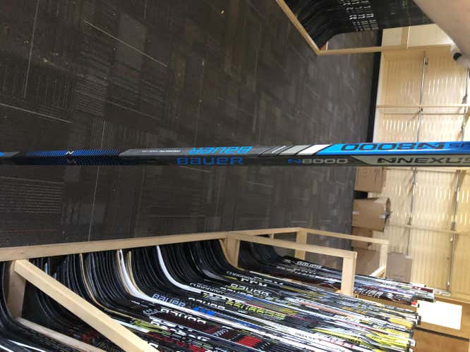 New Bauer Nexus N8000 Hockey Stick Lefty Senior p92 77 flex grip