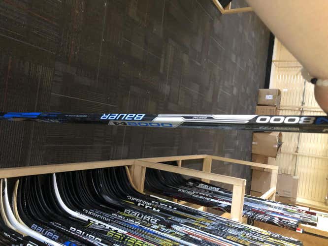 2-pack New Bauer Nexus N8000 Hockey Stick Lefty Intermediate p92 67 flex