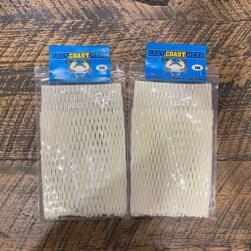 BN White ECD 20D Goalie Mesh