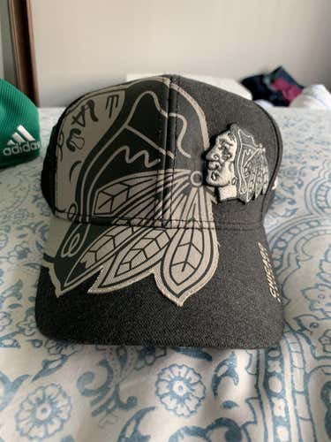 New Chicago Blackhawks Adidas Hat Adult