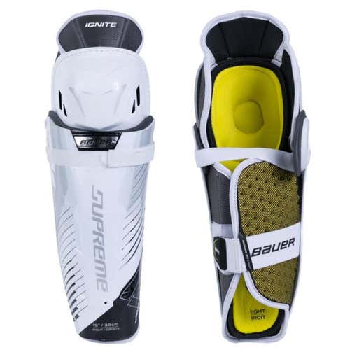 New Bauer Ignite Sr Shin Pads 15”