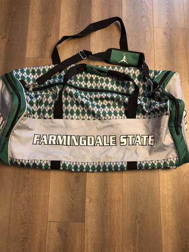 Farmingdale State Team Issued Lacrosse Bag Argyle Pattern