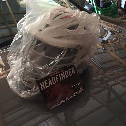 All White Extremely Lightly Used R Helmet