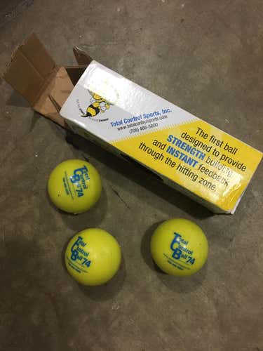Total Control Sports Baseball (3-Pack) Heavy Balls & SKLZ Hit-A-Way Trainer