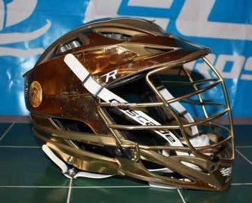 Cascade R Helmet Adult Old Old w/Gold Chrome Wrap