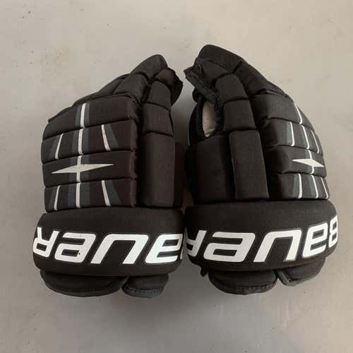 Bauer 13” Elite 4 Roll Gloves Senior Used 3x