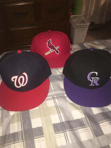 3 New Era Hats
