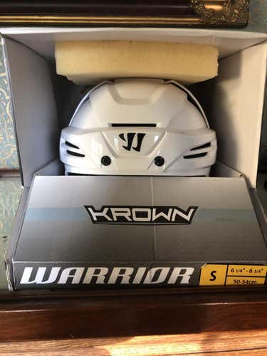 New Warrior Krown LTE Helmet small white