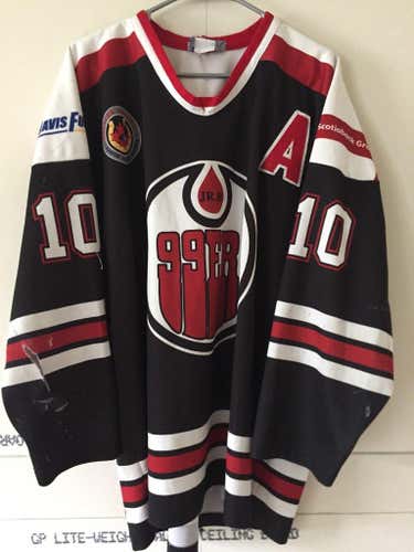 XL BRANTFORD 99ERS  GAME WORN JERSEY GOJHL #10
