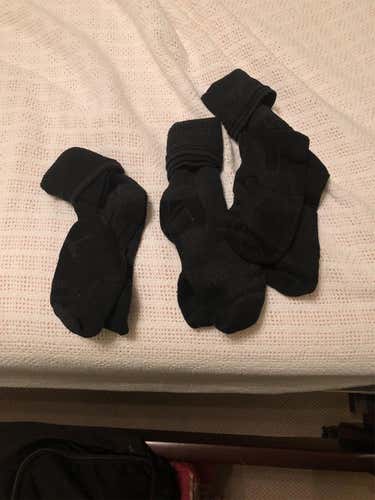 3 Pairs Of Black Mid Calf Puma Socks (Medium)