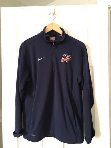 Nike 1/4 Zip Dri-Fit *USA Hockey* Fleece Sweatshirt