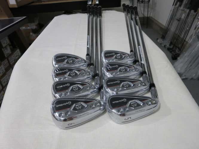 TaylorMade 2018 M CGB Iron Set - 5-PW, AW, SW - Regular Flex Steel - NEW - LH