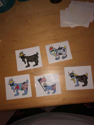 Goat USA Stickers