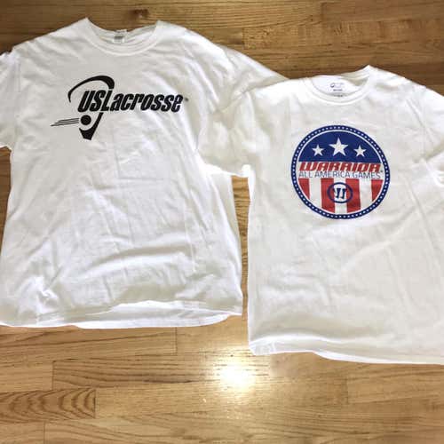2 Brand New Lacrosse Shirts