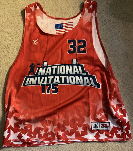 National Invitational 175 pinnie #32 (reversible)