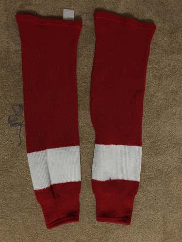 CCM S100 Detroit Red Wings Adult Hockey Socks - Home