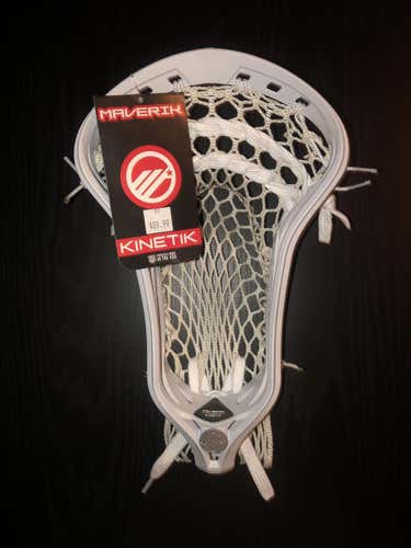 BRAND NEW Maverik Kinetik Head w/ New Hero 2.0 Semi-Soft Mesh & StringKing Sidewall & Shooters