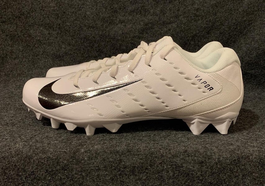 Nike Vapor Untouchable 3 Varsity TD Football Cleats White/Black 917167-101 Size 13