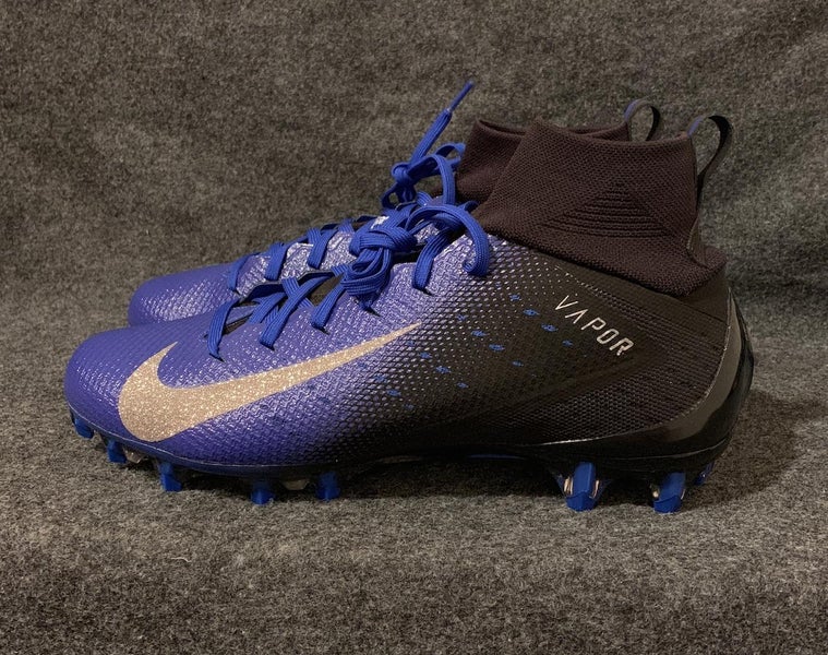 Nike Vapor Untouchable Pro 3 Football Cleats Blue Black 917165-005 Size 9