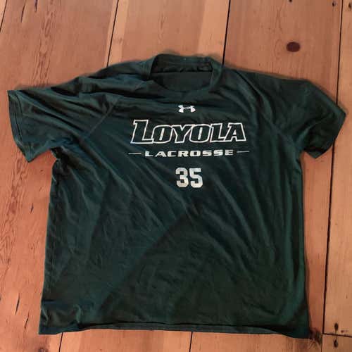 Green Loyola Practice Under Armour Shirt
