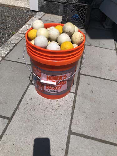 96 Used Lacrosse Balls