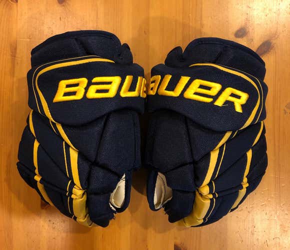 Bauer Vapor 1X Lite 14” Gloves Senior Pro Stock Merrimack NCAA