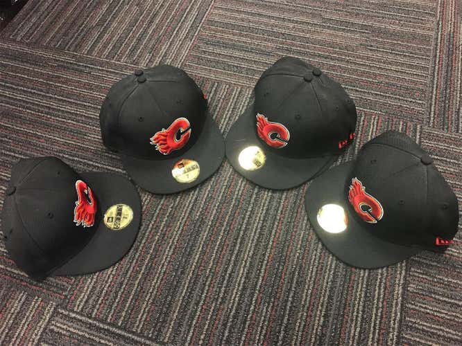 New New Era Calgary Flames 59FIFTY Fitted Hats *No Trades*