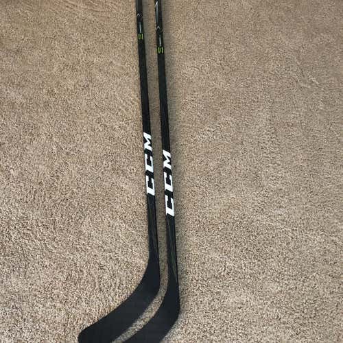 2 Pack Ccm RibCor Trigger ASY Hockey Stick Righty Toe
